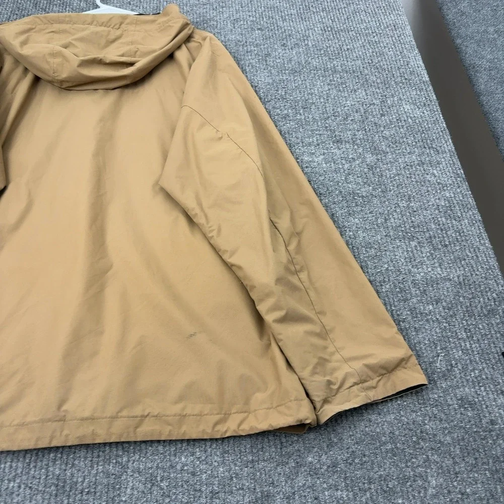 Columbia Jacket Mens L Tan Nylon Hooded Interchange‎ Outdoor Gorpcore Style